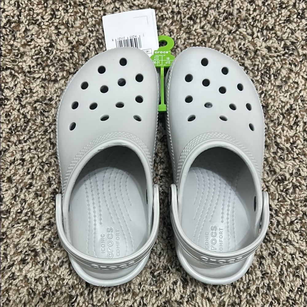 CROCS Kids Classic Sandals - Light Gray